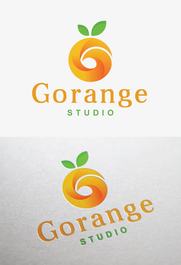 Orange Logo Template