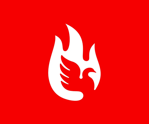 Fire Bird Logo Template