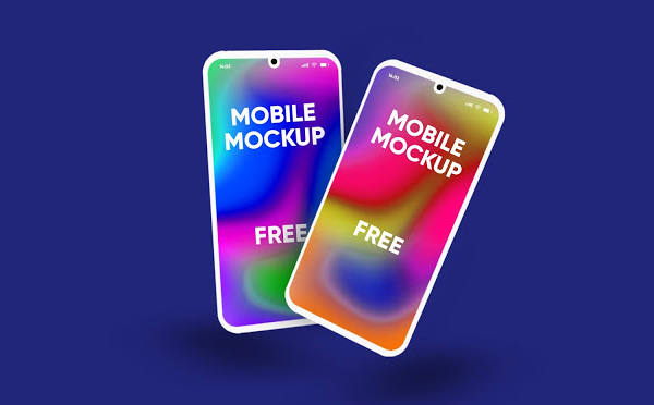 Free mobile mockup (PSD)