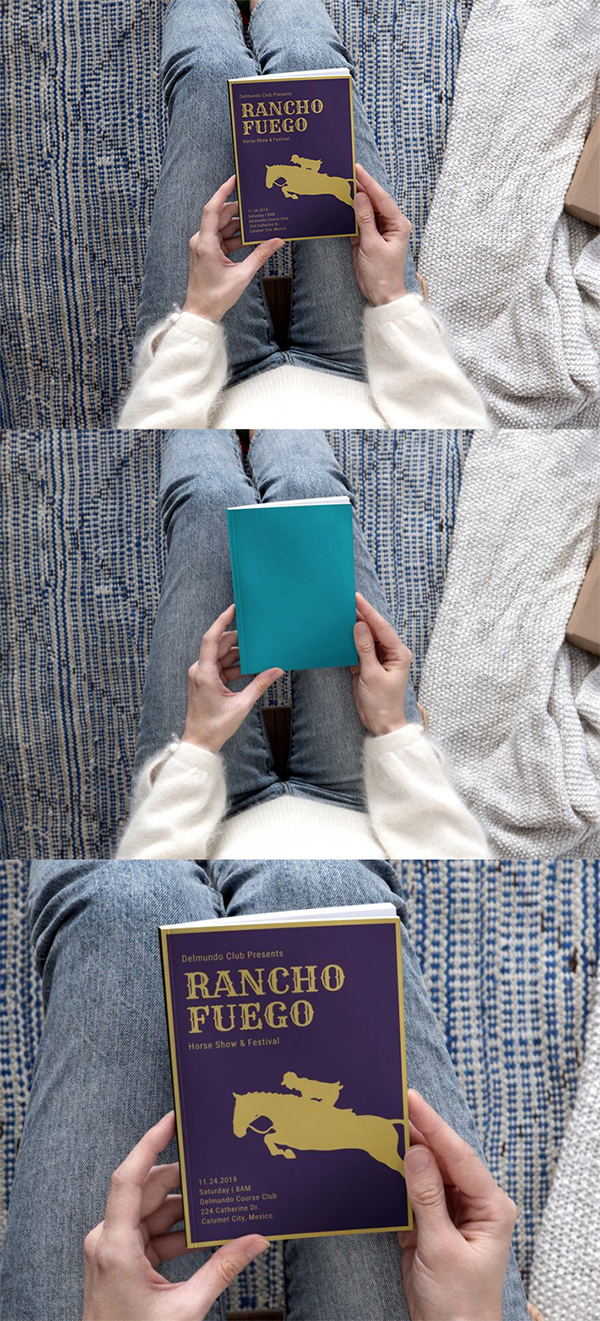 Free Awesome Book Cover Mockup