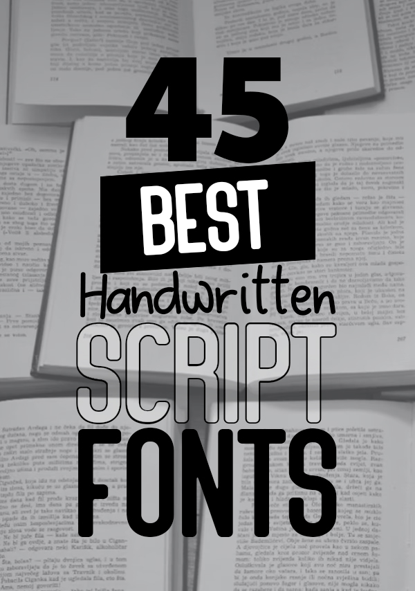 Best Handwritten Script Fonts