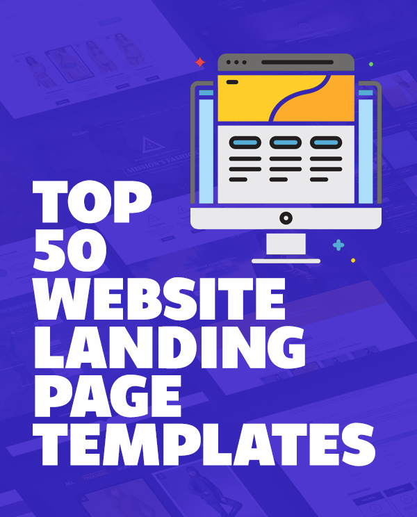 Top 50 Website Landing Page Templates Design