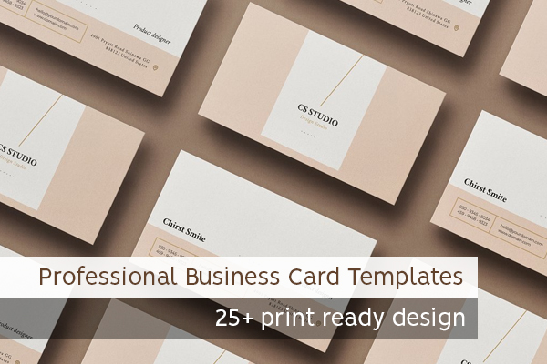 25+ Professional Business Card Templates For 2023
